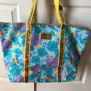 Lily Pulitzer Alpha Xi Delta sorority tote bag